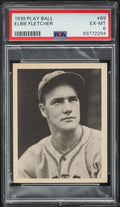 1939 Play Ball BB Card # 69 Elbie Fletcher Boston Bees ROOKIE RC PSA 6 EXMT (MGD2)