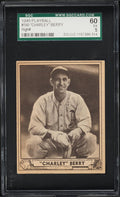 1940 Play Ball BB Card #190 Charley Berry Philadelphia Athletics HOF SGC 5 EX (MGD2)