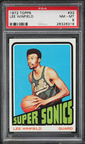 1972 Topps BkB Card # 33 Lee Winfield Seattle Supersonics PSA 8 NM-MT (MGD2)