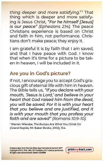 Are You In God's Picture?