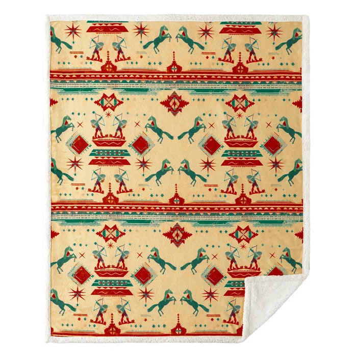 Arizona Campfire Sherpa Throw