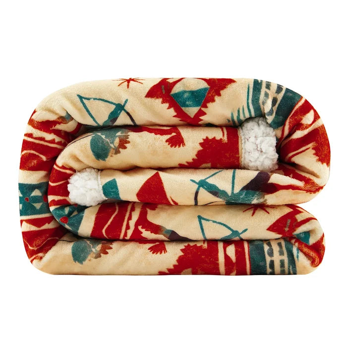 Arizona Campfire Sherpa Throw