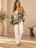 Boho Dots Color Block Top - Jaded Gypsy