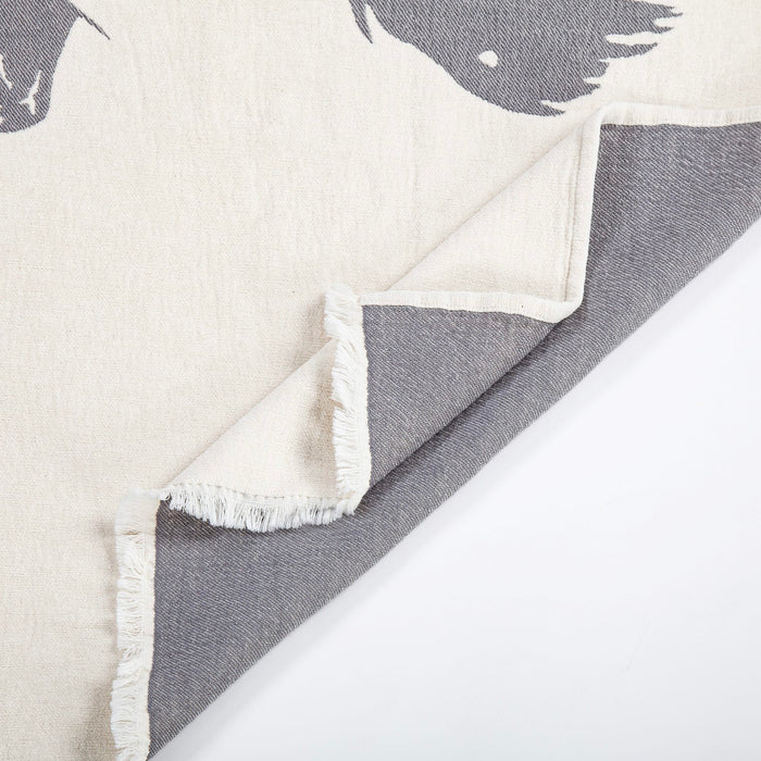 Bucking Bronco Chenille Jacquard Throw