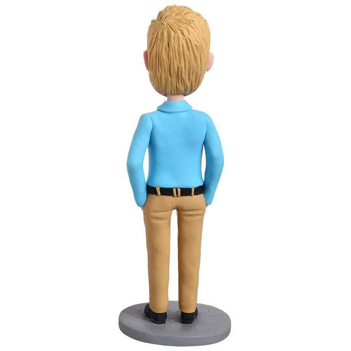 Business Casual Male Office Boss Gift Custom Figure Bobblehead - Figure Bobblehead