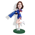 Charming Cheerleader Custom Figure Bobblehead - Figure Bobblehead