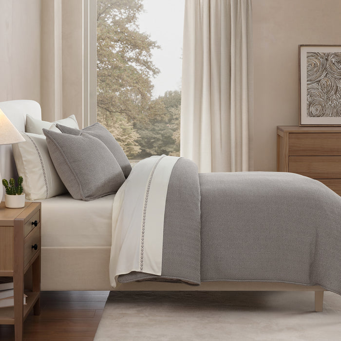 Chenille Herringbone Bedding Set
