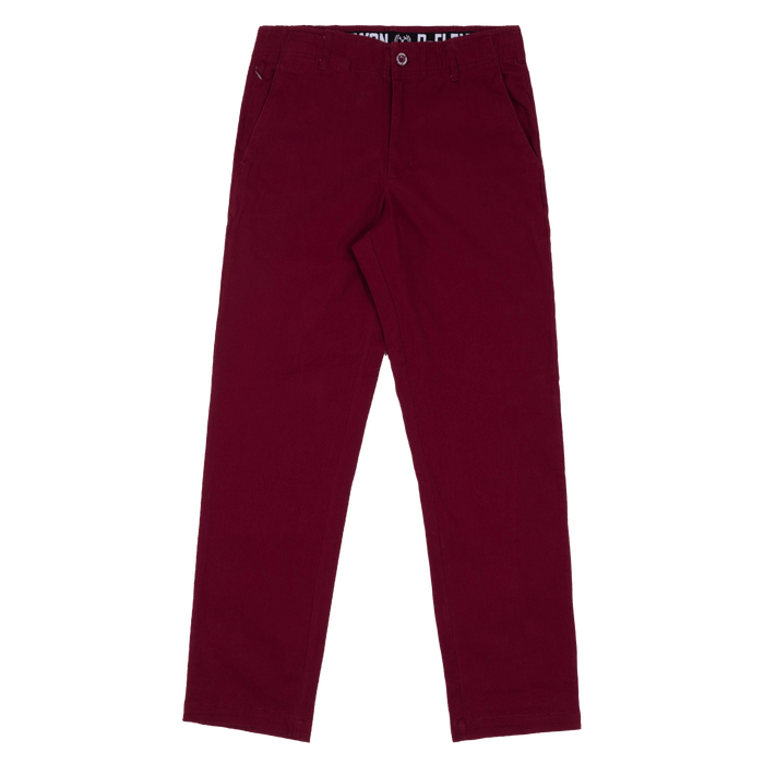 Dixxon Chino Pants Long - Maroon