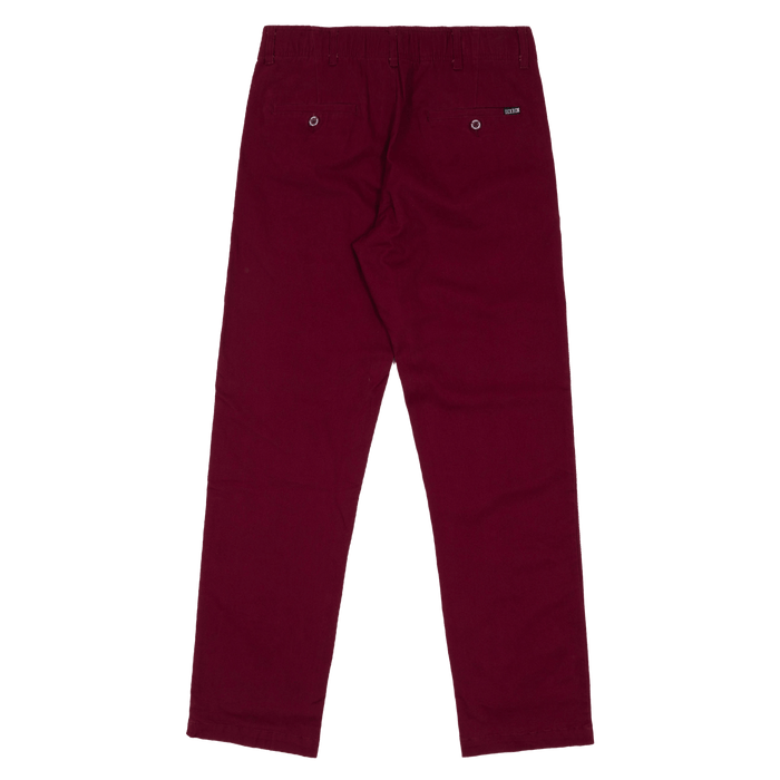 Dixxon Chino Pants Long - Maroon