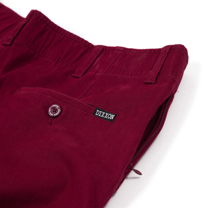 Dixxon Chino Pants Long - Maroon