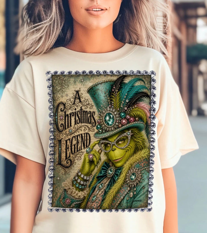 Christmas Legend Grinch …..Tee or Sweatshirt - J Coons - PREORDER CLOSES OCT 14th