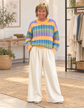 Cloud 9 Ribbed Wide - Leg Pants