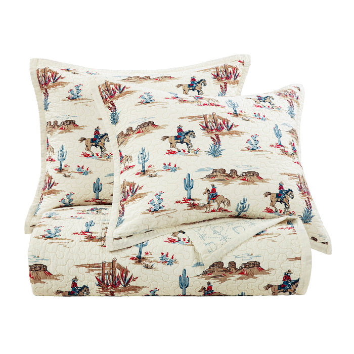 Desert Trail Reversible Quilt Set