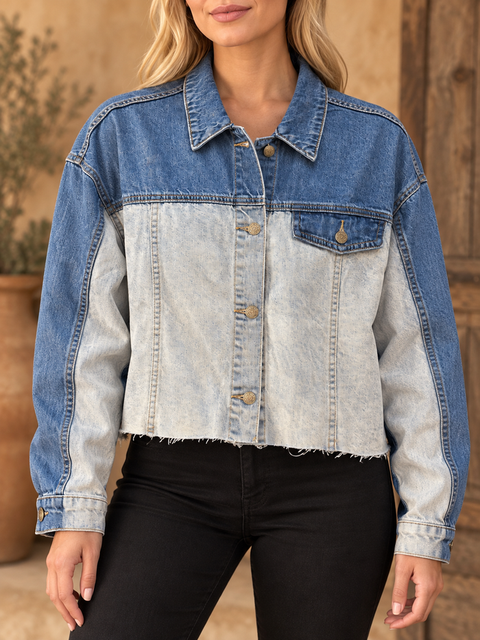 Double Take Denim Jacket - ee:some