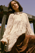 Gentle Whisper Raw-Edge Chiffon Ruffled Mini Dress - ShopPromesa