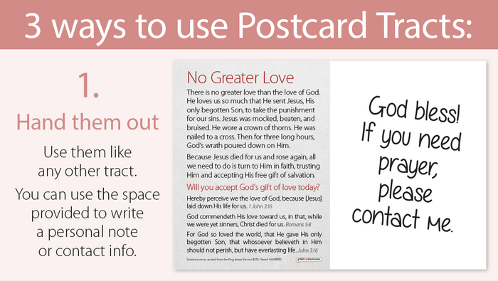 He Paid It All (Postcard, KJV)