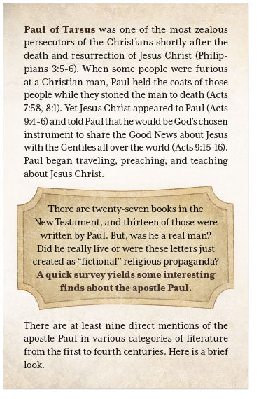 Historical Evidence for the Apostle Paul