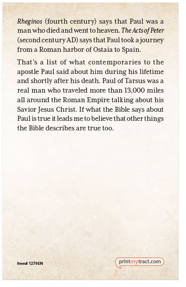 Historical Evidence for the Apostle Paul