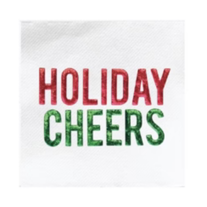 Holiday Cheers Cocktail Napkins - Becket Hitch