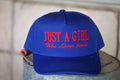 Just A Girl Who Loves Jesus Trucker Hat