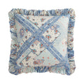 Mirabelle Patchwork Prairie Ruffled Euro Sham