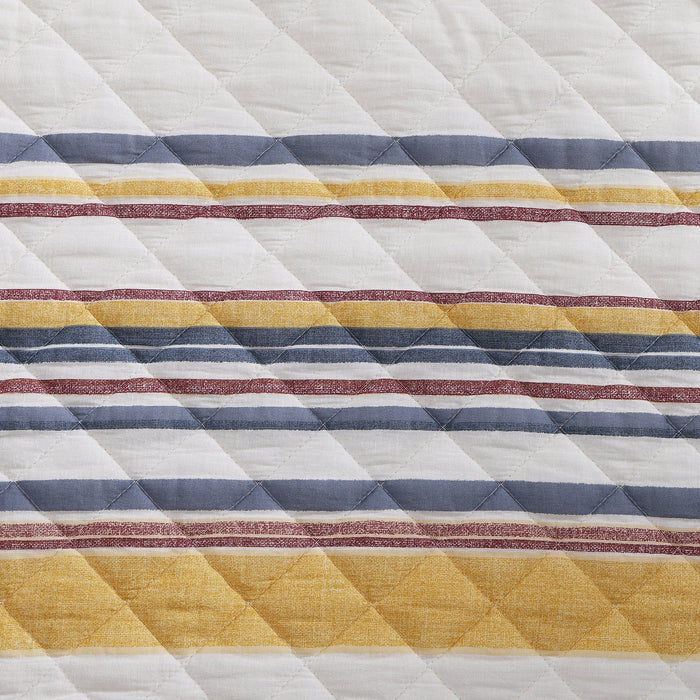 Mystic Stripe Cotton Gauze Quilt Quilt