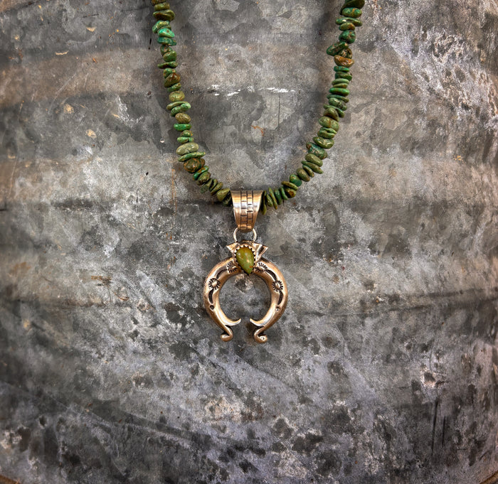 Navajo Sonoran & Kingman Naja Necklace