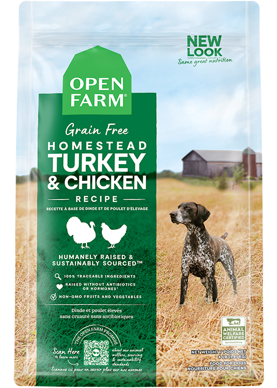 Open Farm Homestead Turkey & Chicken Grain-Free Dry Dog Food