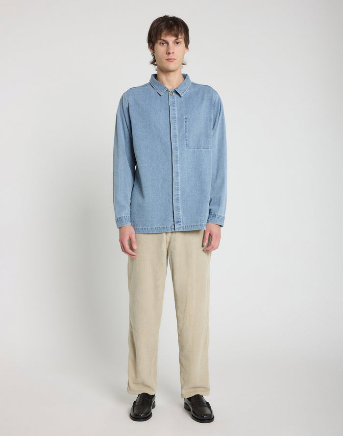 pantalon baggy velours gravel PULLIN en coton