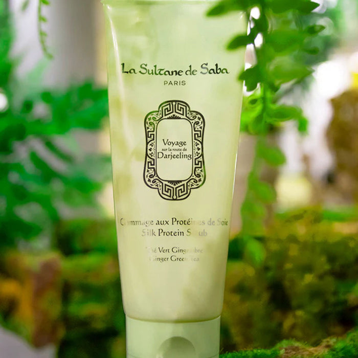 Silk Protein Scrub Ginger Green Tea La Sultane De Saba