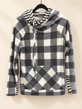 S'mores & Buffalo Checks Double Hoodie - 7th Ray