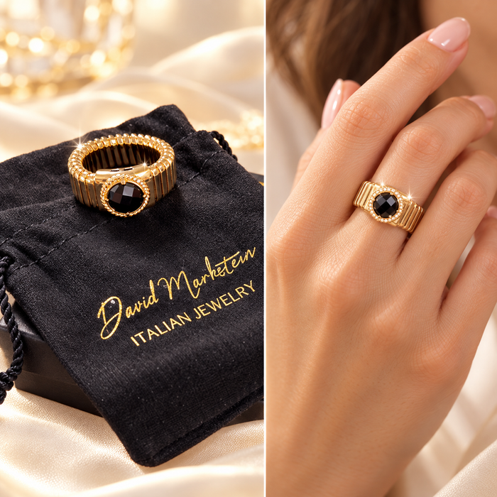 Torchon Band - David Markstein Italian Jewelry