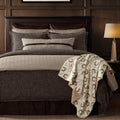 Comforter Set / Twin / Brown