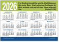 Wages of Sin Calendar Card