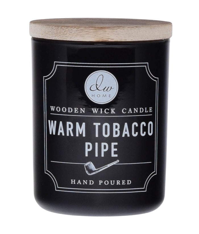 Warm Tobacco Pipe | Wooden Wick Candle - Mini