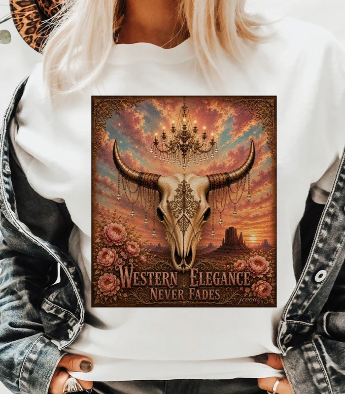 Western Elegance…..Tee or Sweatshirt - J Coons - PREORDER CLOSES OCT 14th